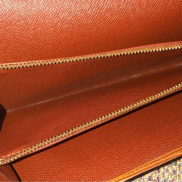 LOUIS VUITTON Cipango Gold Epi Porte Feuille Sarah Long Bifold Wallet SR0011 - Picture 13 of 17